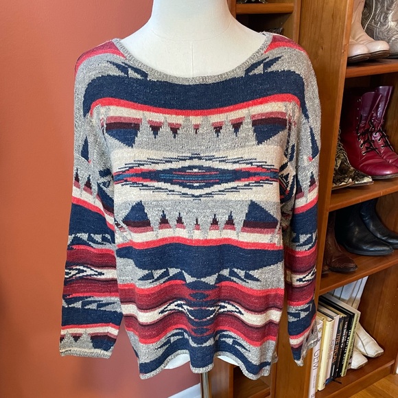 Ralph Lauren Sweaters - Ralph Lauren Southwest Print Light Sweater